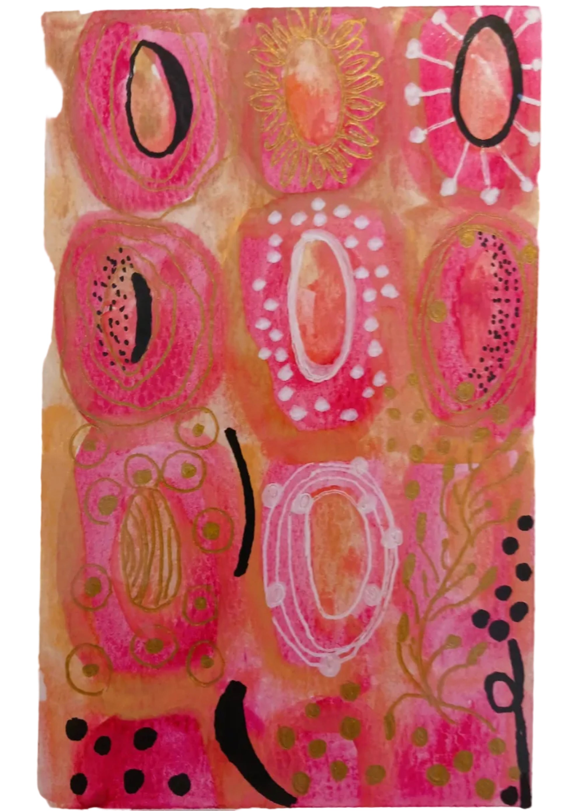 Abstracto en fucsia