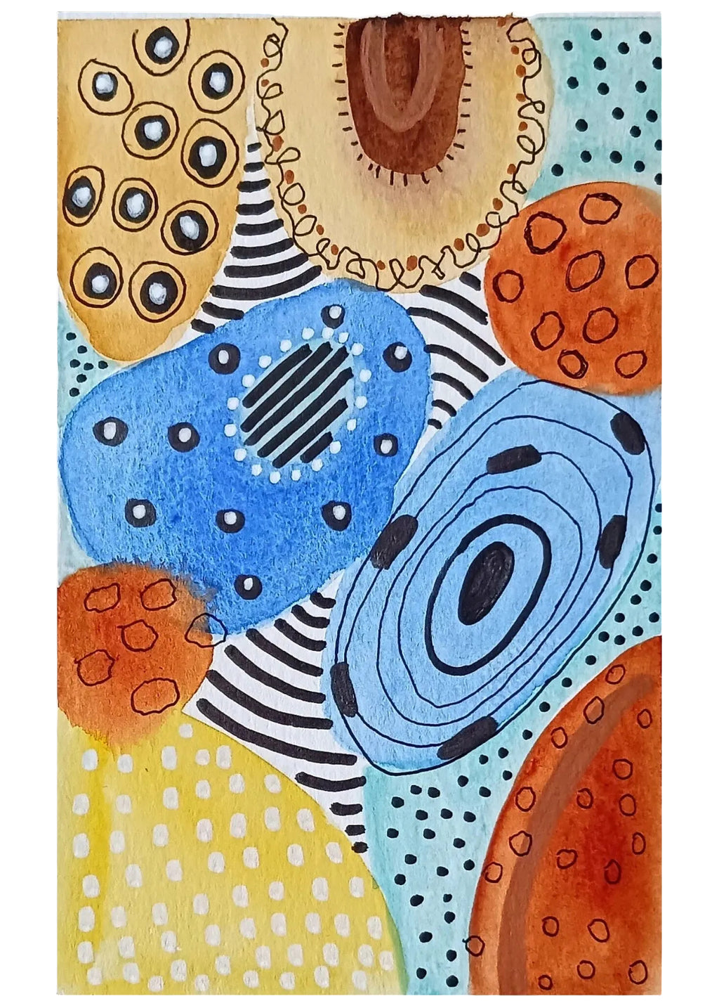 Abstracto con amarillo