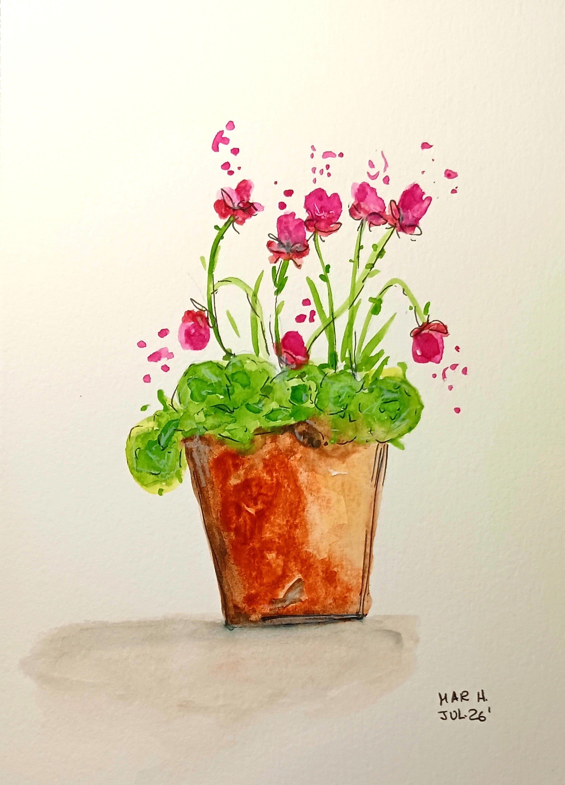 Maceta primavera